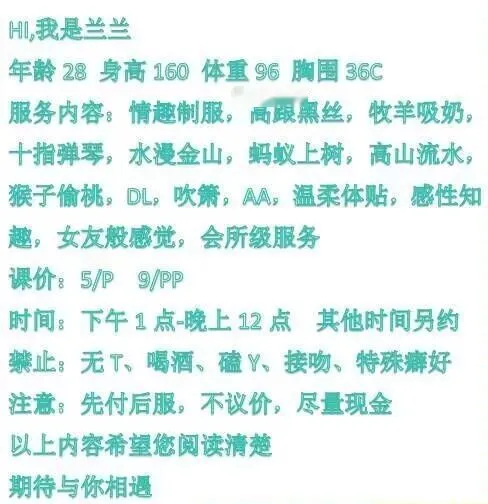 服务系美女兰兰