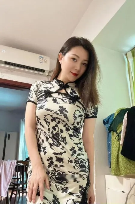 长腿旗袍诗涵